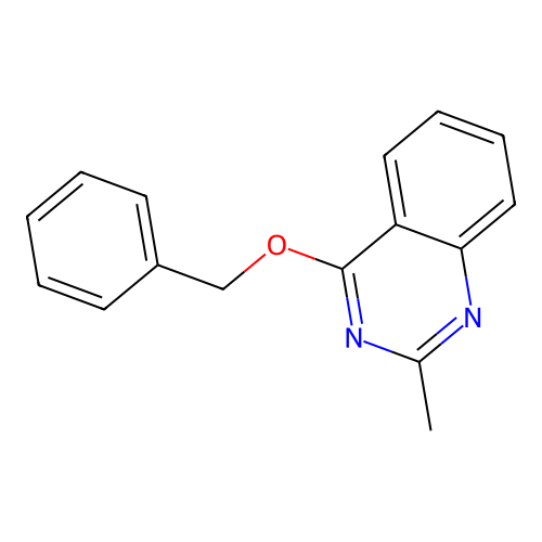4-(Benzyloxy)-2-methylquinazoline structure