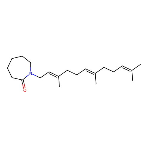 1-Farnesylazacycloheptan-2-one structure