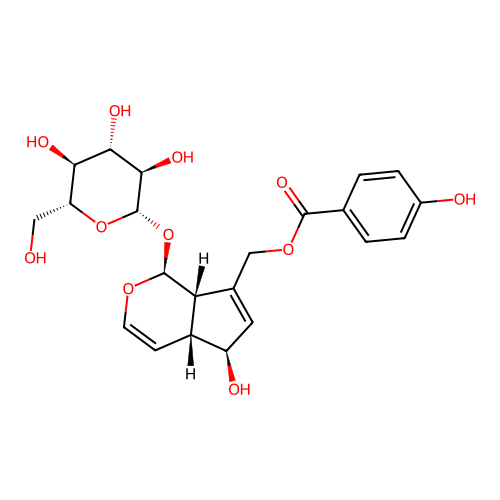穗花牡荆苷 structure
