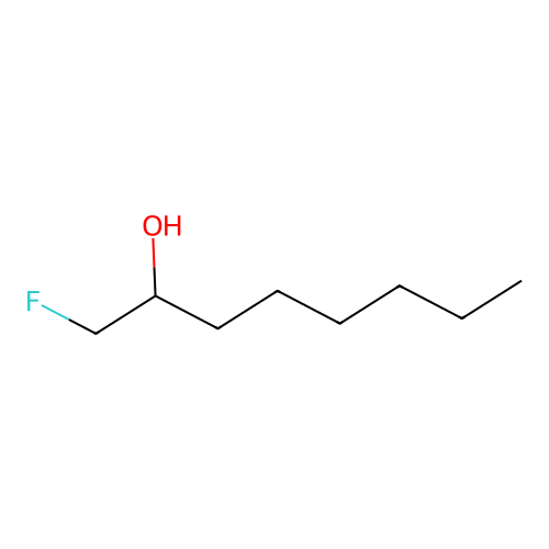 1-Fluorooctan-2-ol structure