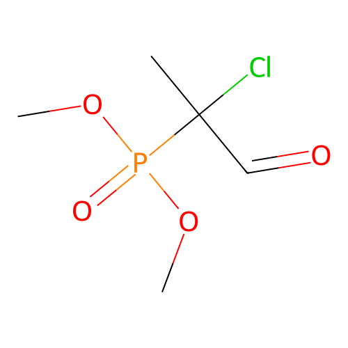 2-Chloro-2-dimethoxyphosphorylpropanal structure