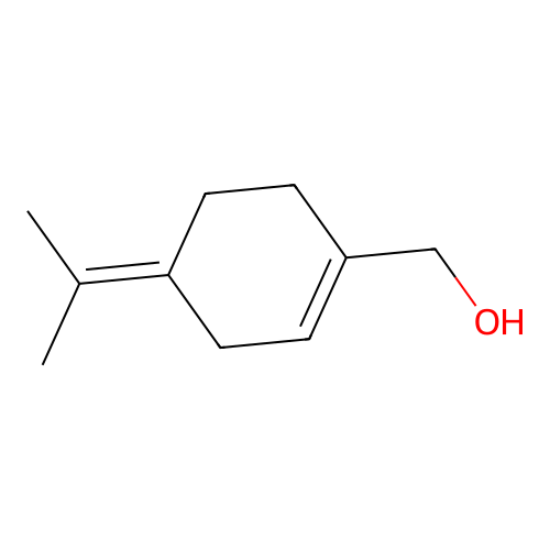 1-Cyclohexene-1-methanol, 4-(1-methylethylidene)- structure