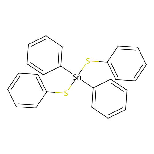 Stannane, bis(phenylthio)diphenyl- structure