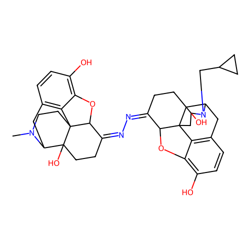 Oxymorphone-naltrexonazine structure
