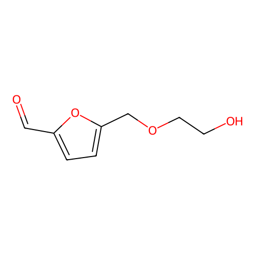 5-(2-Hydroxyethoxymethyl)furan-2-carbaldehyde structure