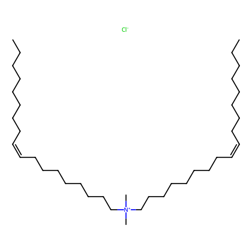 Dioleyldimethylammonium chloride structure