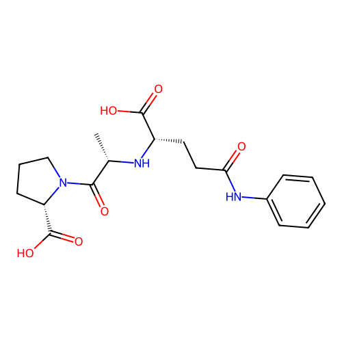 N-(1-carboxy-3-carboxanilidopropyl)alanylproline structure