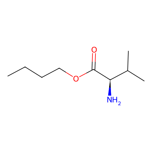 缬氨酸丁酯 structure