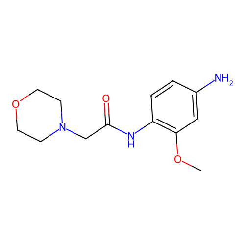 N-(4-Amino-2-methoxy-phenyl)-2-morpholin-4-yl-acetamide structure