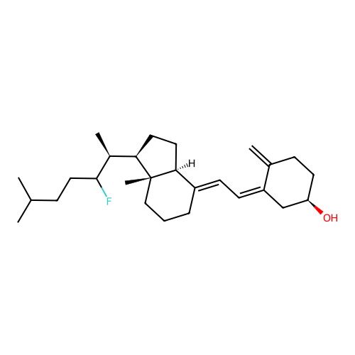 22-Fluorovitamin D3 structure