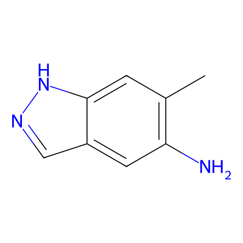 6-methyl-1H-indazol-5-amine structure