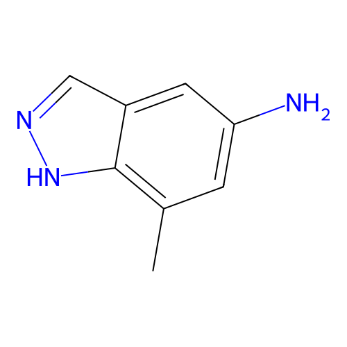 7-methyl-1H-indazol-5-amine structure