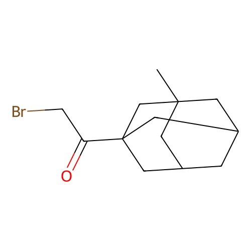 2-Bromo-1-(3-methyladamantan-1-YL)ethan-1-one structure