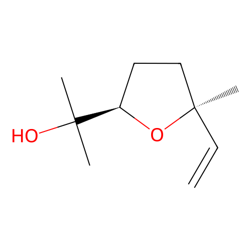 Linalool oxide, cis- structure
