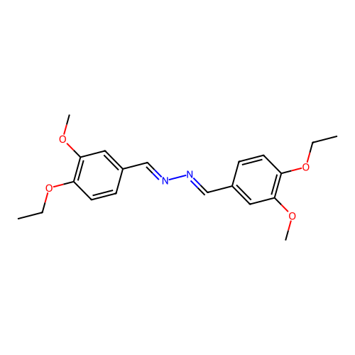 4-ethoxy-3-methoxybenzaldehyde azine structure