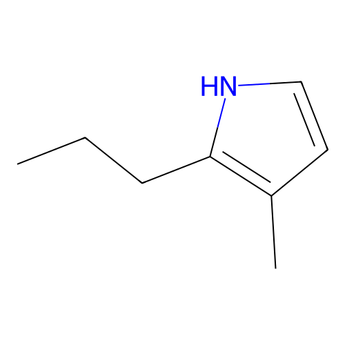1H-Pyrrole, 3-methyl-2-propyl structure