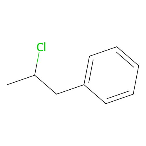 (2-Chloropropyl)benzene structure