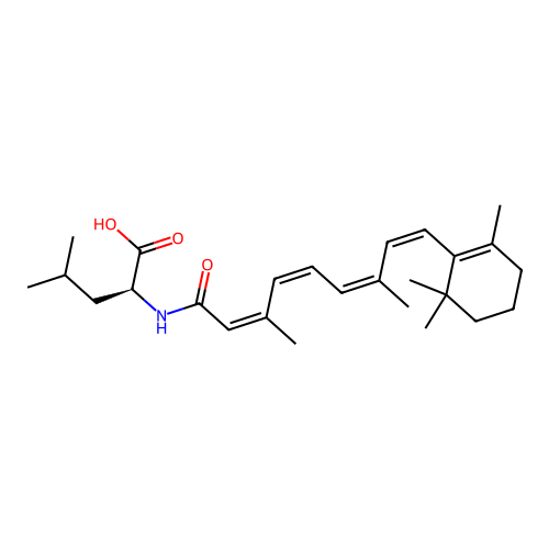 N-Retinoylleucine structure