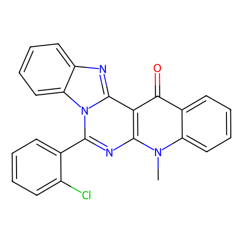 C24H15ClN4O structure