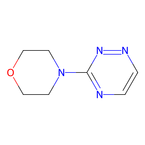 4-(1,2,4-Triazin-3-yl)morpholine structure