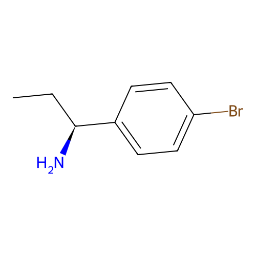 (S)-1-(4-bromophenyl)propan-1-amine structure