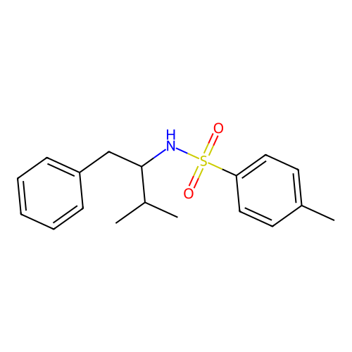 4-methyl-N-(3-methyl-1-phenylbutan-2-yl)benzenesulfonamide structure