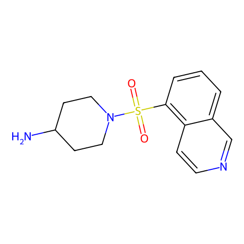 4-Piperidinamine, 1-(5-isoquinolinylsulfonyl)- structure