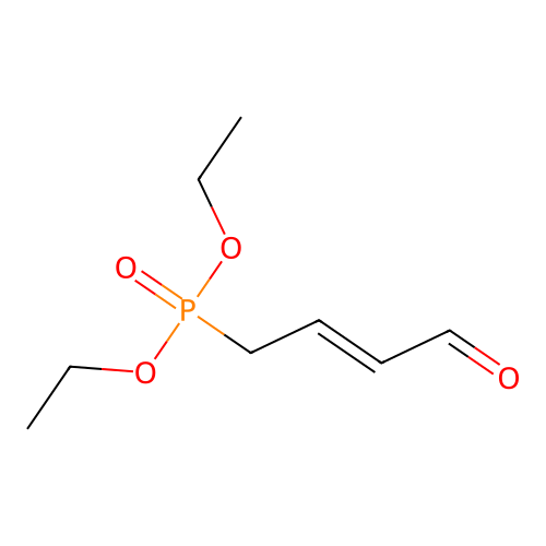 4-(Diethylphosphono)-2-butenal structure