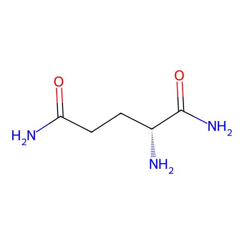 D-glutaminamide structure
