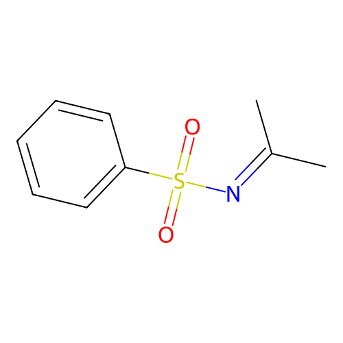 N-propan-2-ylidenebenzenesulfonamide structure