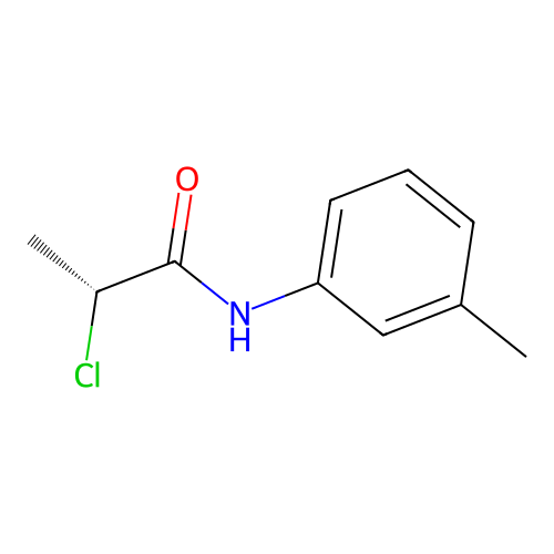 (2R)-2-chloro-N-(3-methylphenyl)propanamide structure