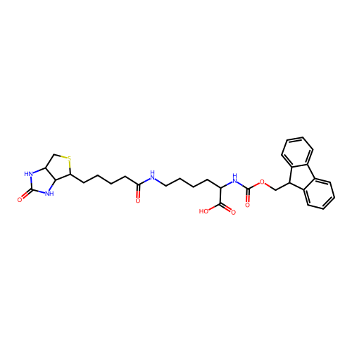 Fmoc-Lys(Biotin)-OH structure