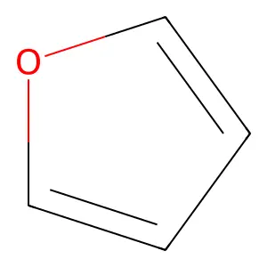 呋喃 structure