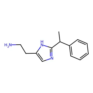 2-(2-(1-Phenylethyl)-1H-imidazol-5-yl)ethanamine structure