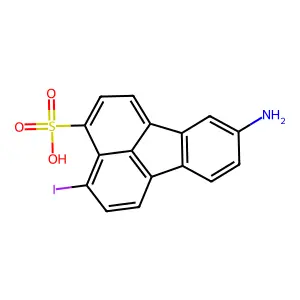 9-氨基-4-碘-3-荧蒽磺酸 structure