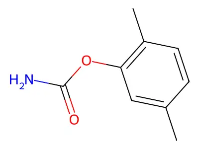 氨基甲酸-2,5-二甲苯酯 structure