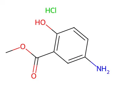 Methyl 5-aminosalicylate hydrochloride structure