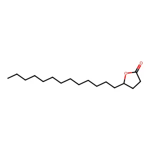 2(3H)-Furanone, dihydro-5-tridecyl- structure