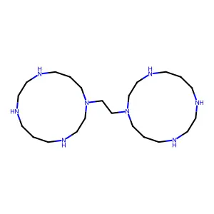 1,4,8,11-Tetraazatetradecane, 1,1'-(1,2-ethanediyl)bis- structure