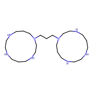 1,4,8,11-Tetraazatetradecane, 1,1'-(1,3-propanediyl)bis- structure