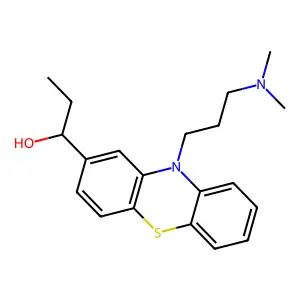 2-(1-Hydroxypropyl) Promazine structure