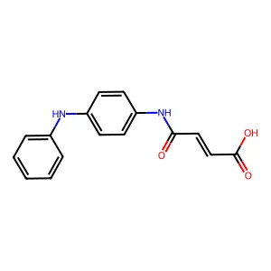 4-(4-Anilinoanilino)-4-oxobut-2-enoic acid structure