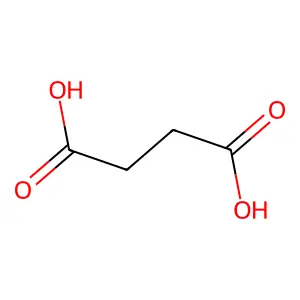 琥珀酸 structure