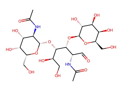 Desialylated human cad antigenic determinant structure