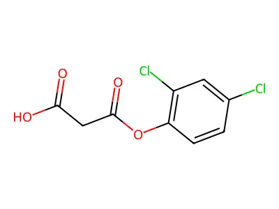 3-(2,4-Dichlorophenoxy)-3-oxopropanoic acid structure