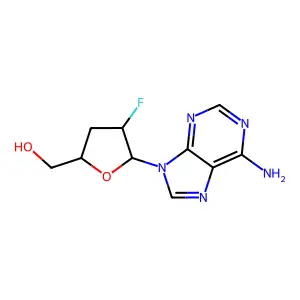 Lodenosine structure