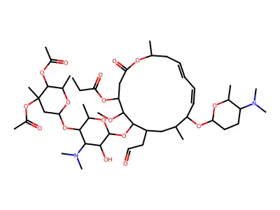 3'',4''-Diacetylspiramycin III structure