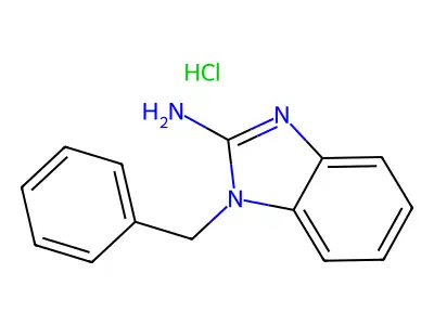 1-Benzyl-1H-benzo[d]imidazol-2-amine hydrochloride structure