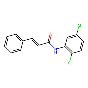 N-(2,5-dichlorophenyl)-3-phenylprop-2-enamide structure