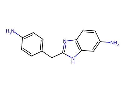 2-(4-Aminobenzyl)-1H-benzo[d]imidazol-5-amine structure